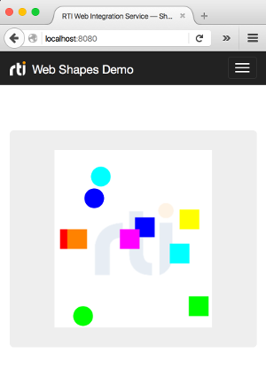 Web Shapes Demo Screenshot