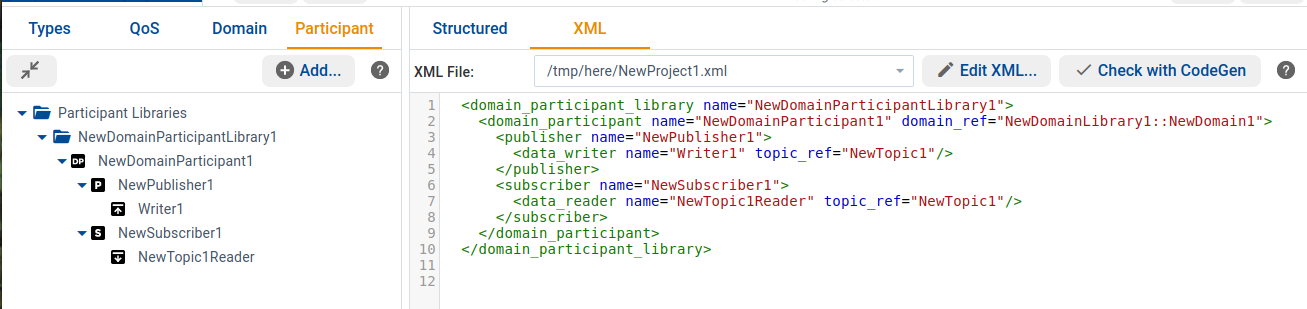 Seeing the resulting XML