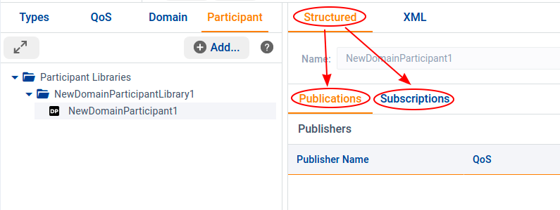 Configuring publications and subscriptions