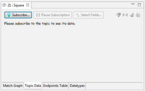 Empty topic data tab