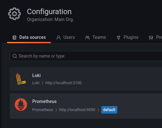 Grafana Prometheus Data Source Select