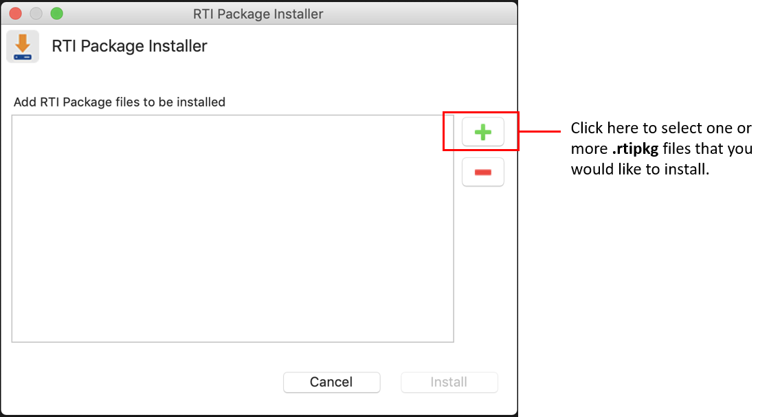 RTI Package Installer