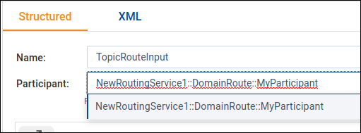 Setting Participant in a Input/Output