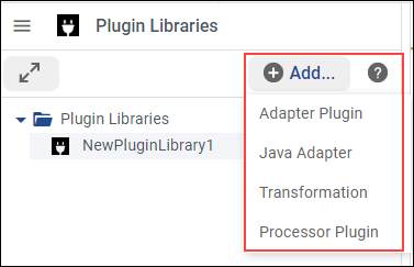 Adding a plugin to a library