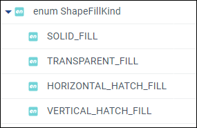 ShapeFillKind enumerator values