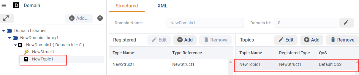 Seeing the defined Topics