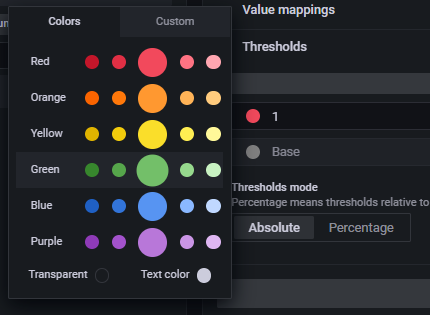 Alive Instances State Base Color Select