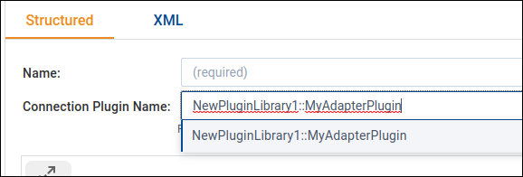Setting Plugin Name in a Connection