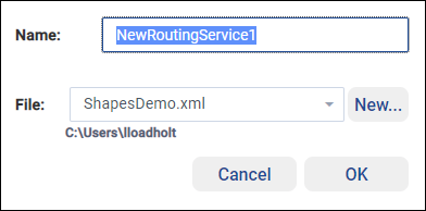 Adding routing service details