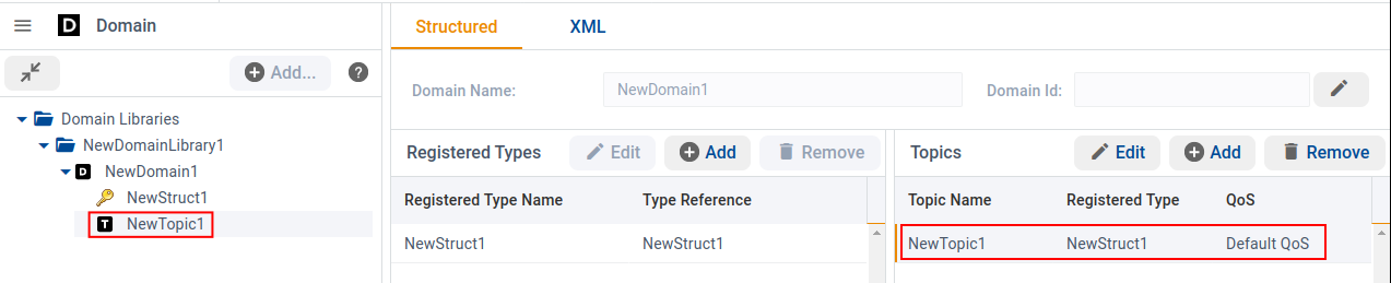 Seeing the defined Topics