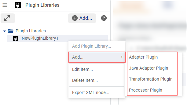 Adding a plugin to a library