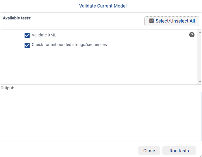Validating a project