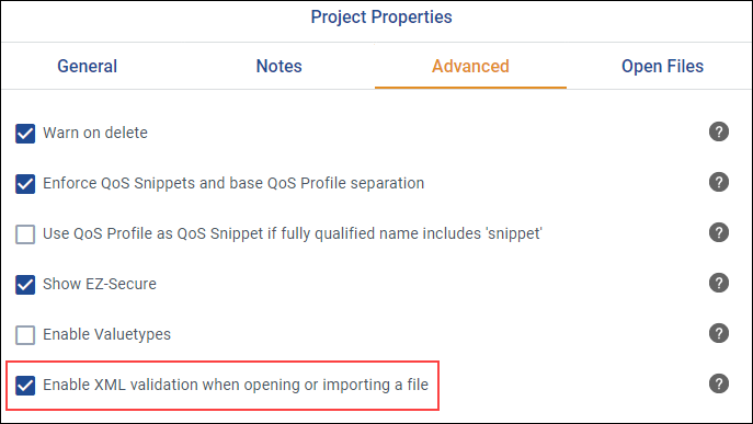 Validation Advanced Property