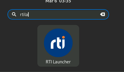 Launcher in Activities Panel