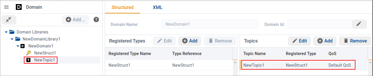 Seeing the defined Topics