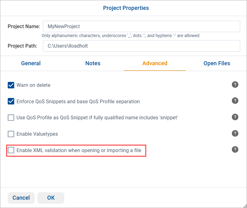 Validation Advanced Property