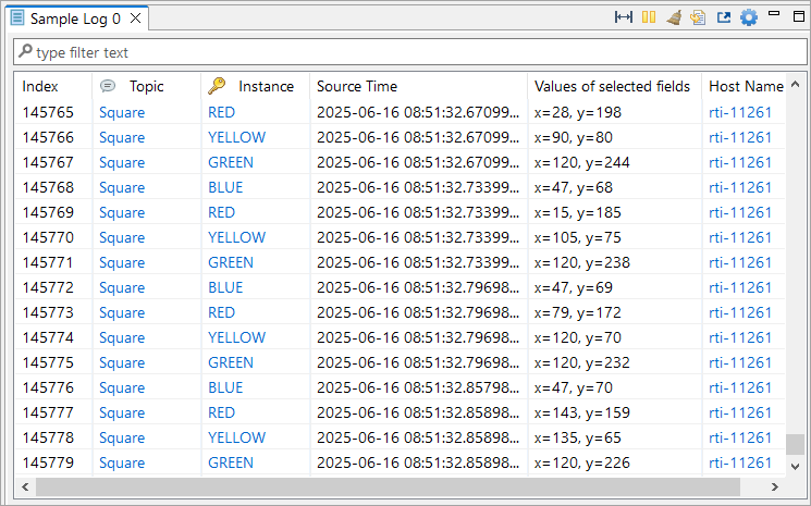 Sample log image