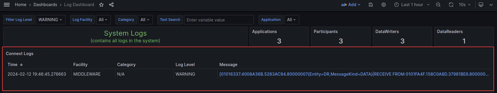 Log Dashboard