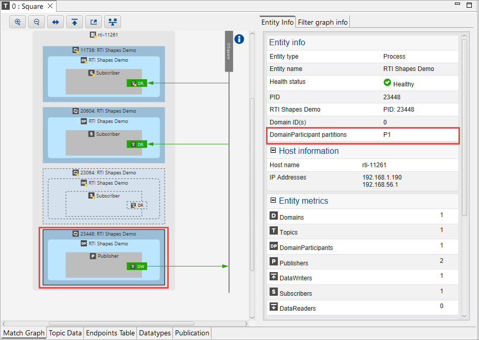 Tutorial 10 Entity Info tab