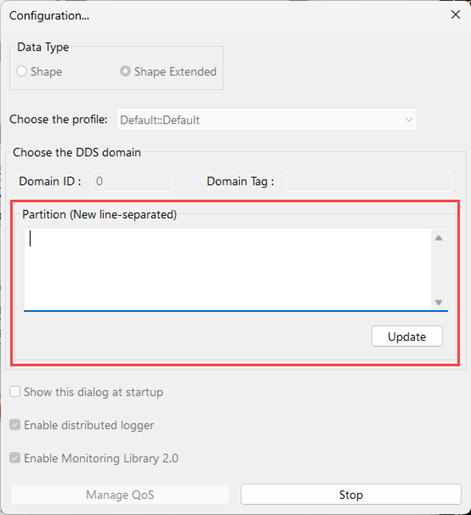 Use Partition Configuration