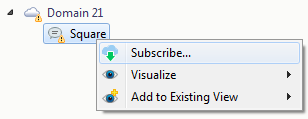 Subscribe to topic context menu