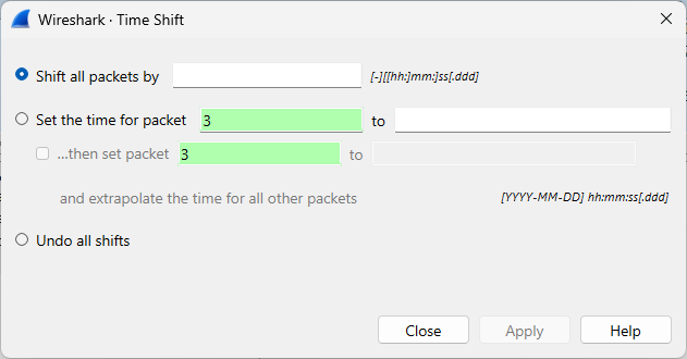 Shifting Time